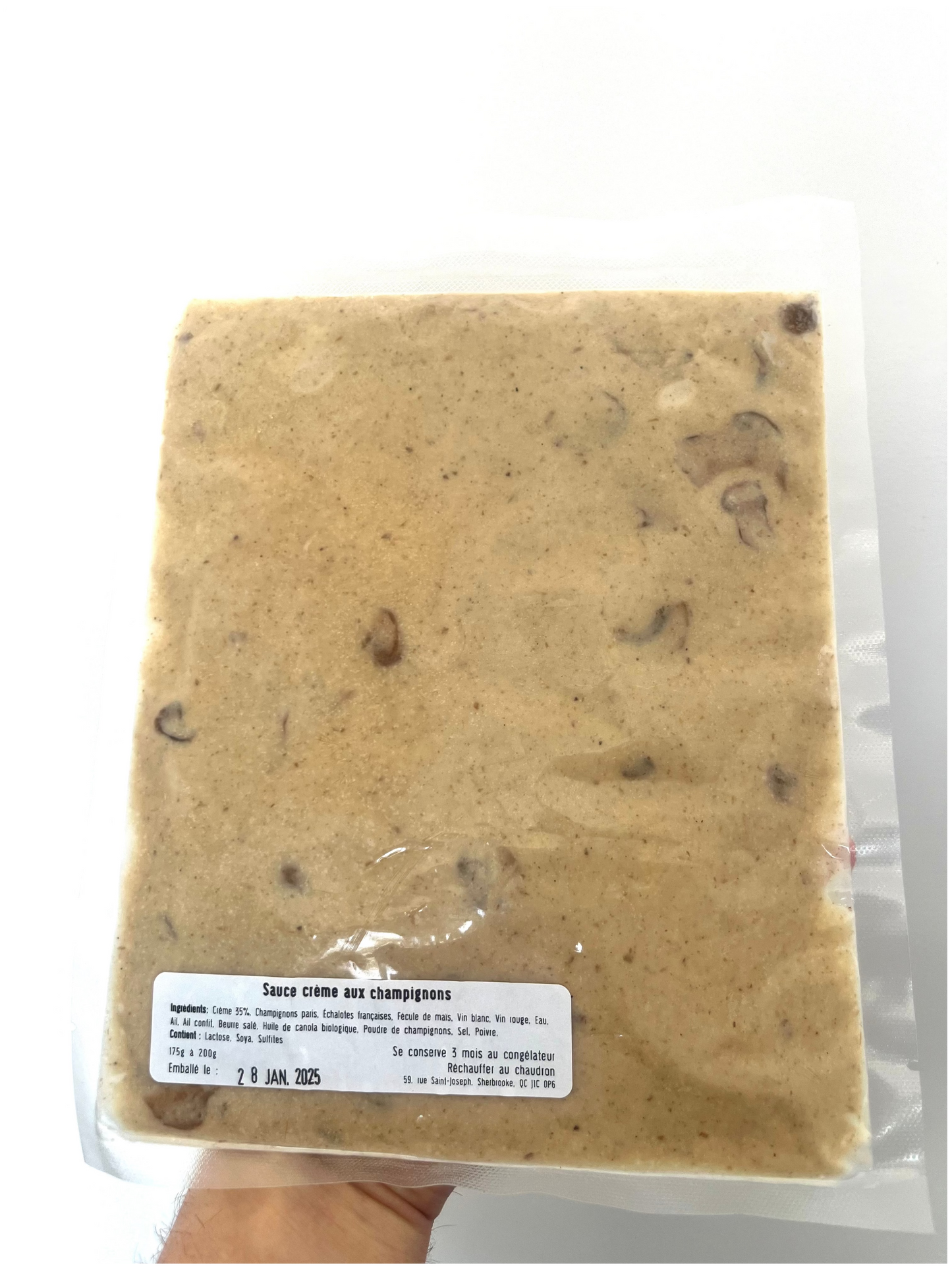 Sauce crème aux champignons