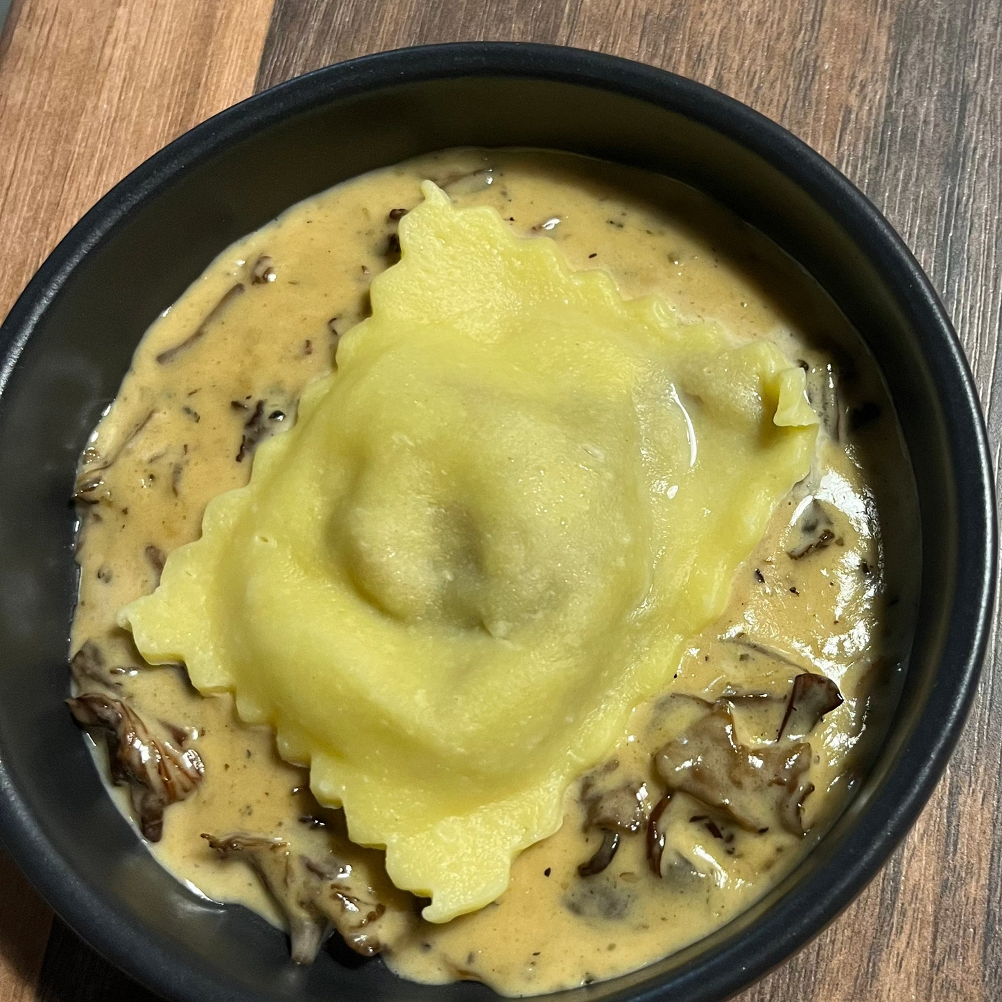 Sauce crème aux champignons